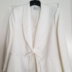 Plus size- 2pc Ivory suit(long skirt)